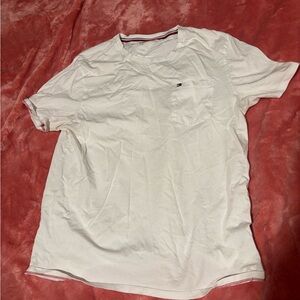 Tommy Hilfiger White Short Sleeve Tee